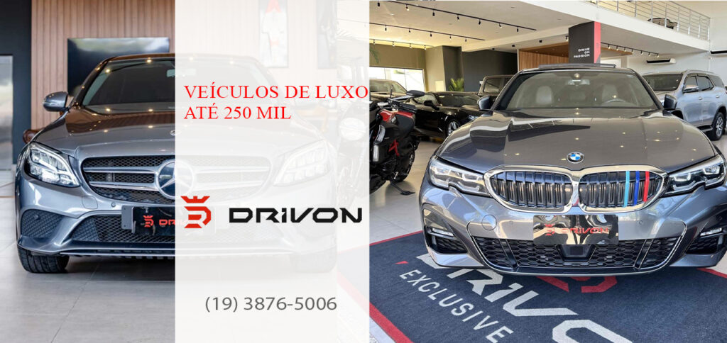 Veículos de Luxo até 250 Mil