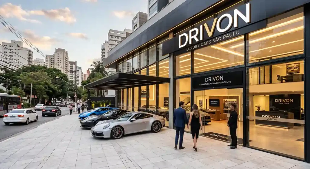 Loja de carros de luxo em SP