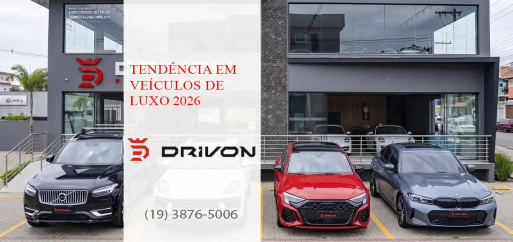 Tendência em Veículos de Luxo 2026